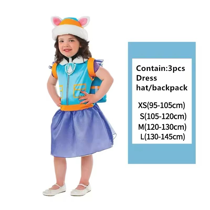 Paw Patrol Everest Cosplay Costume Outfit