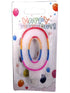 Multicoloured Glitter Wax Candle 0-9 - Preppy Kids (Grand Bazaar)