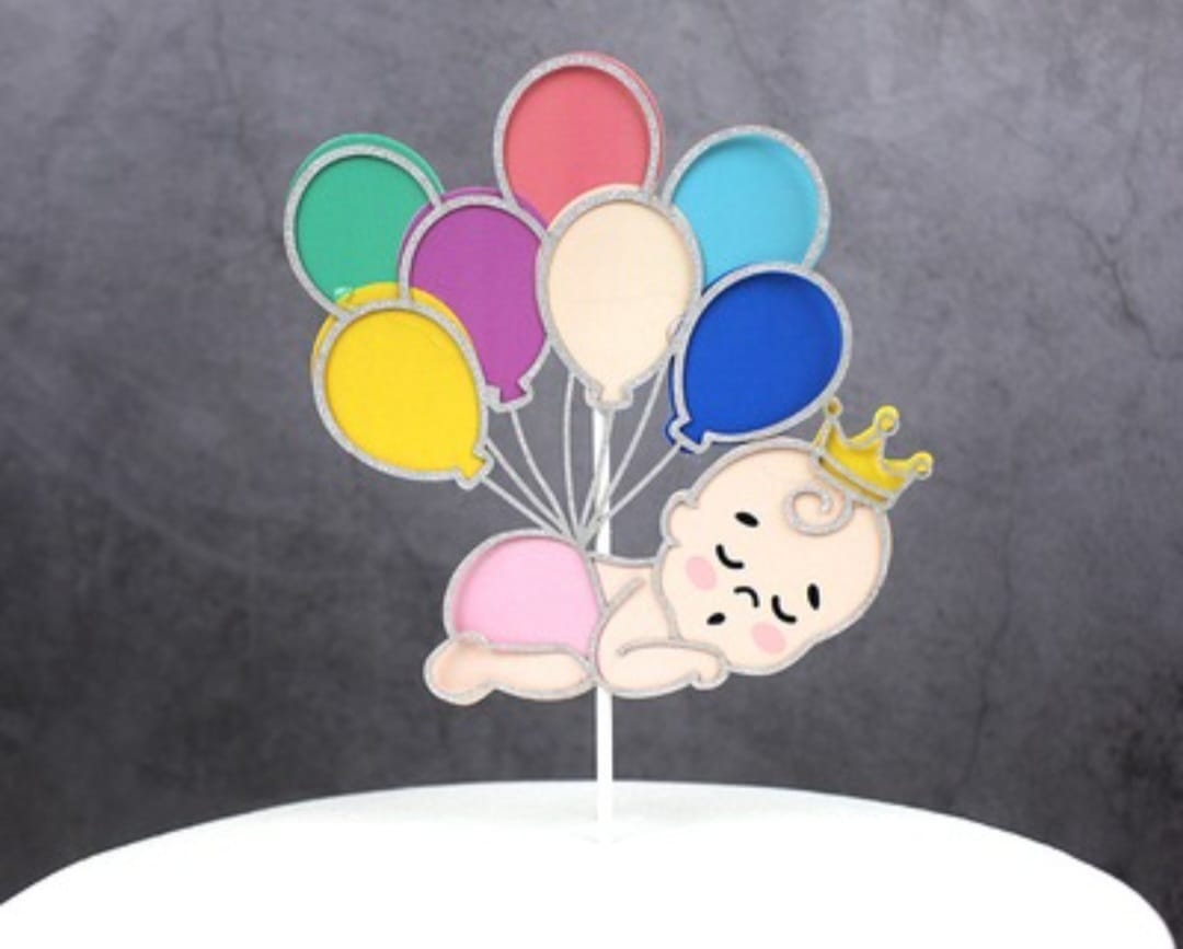 Baby cake topper