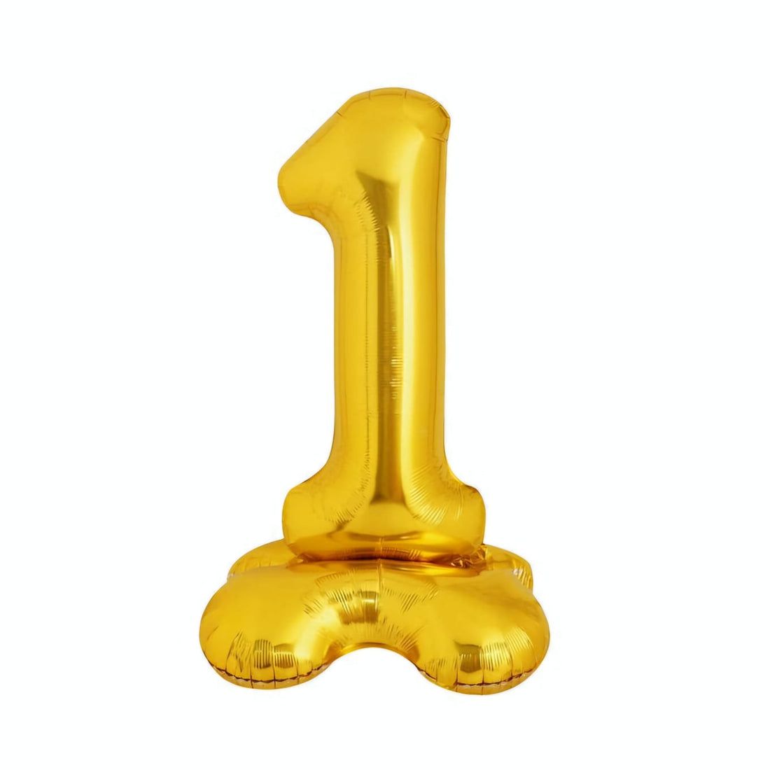 50 inch Pedestal Gold Number Foil Balloon