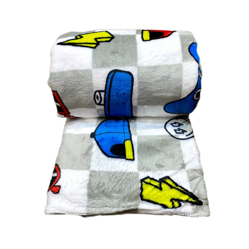 Kidz Squad Gamer Plush Throw Blanket