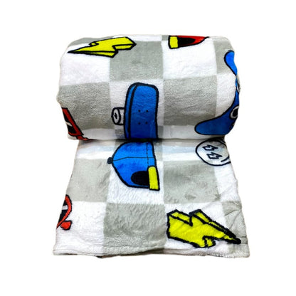 Kidz Squad Gamer Plush Throw Blanket