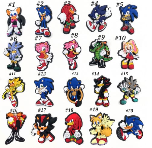 Sonic Croc Charm(1 pc) charms jibbitz