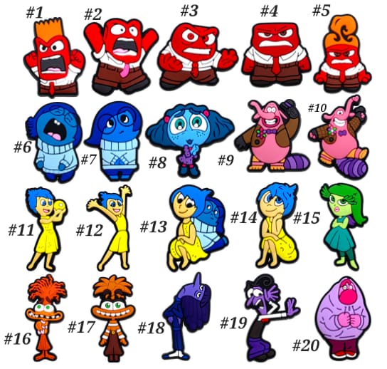 Inside Out Croc Charm (1 pc) charms jibbitz