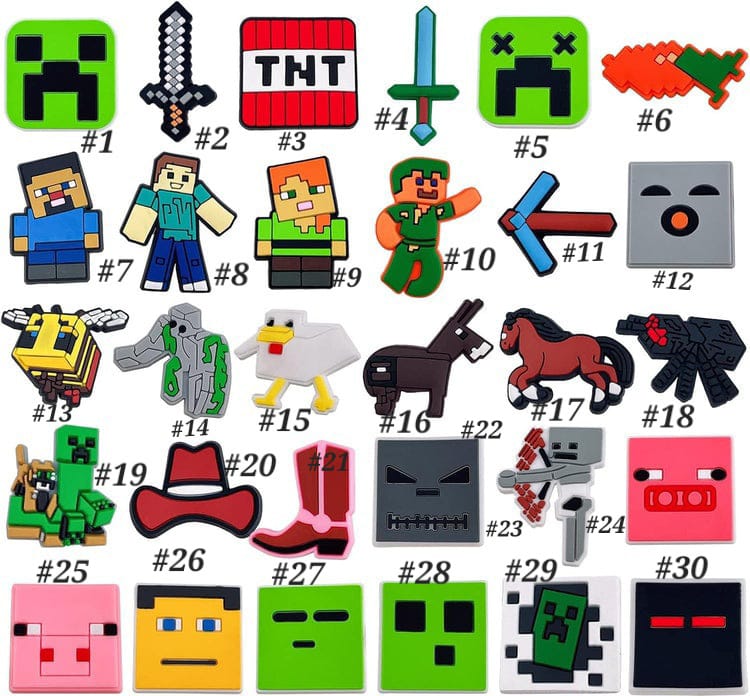 Minecraft Croc Charm(1 pc) charms jibbitz