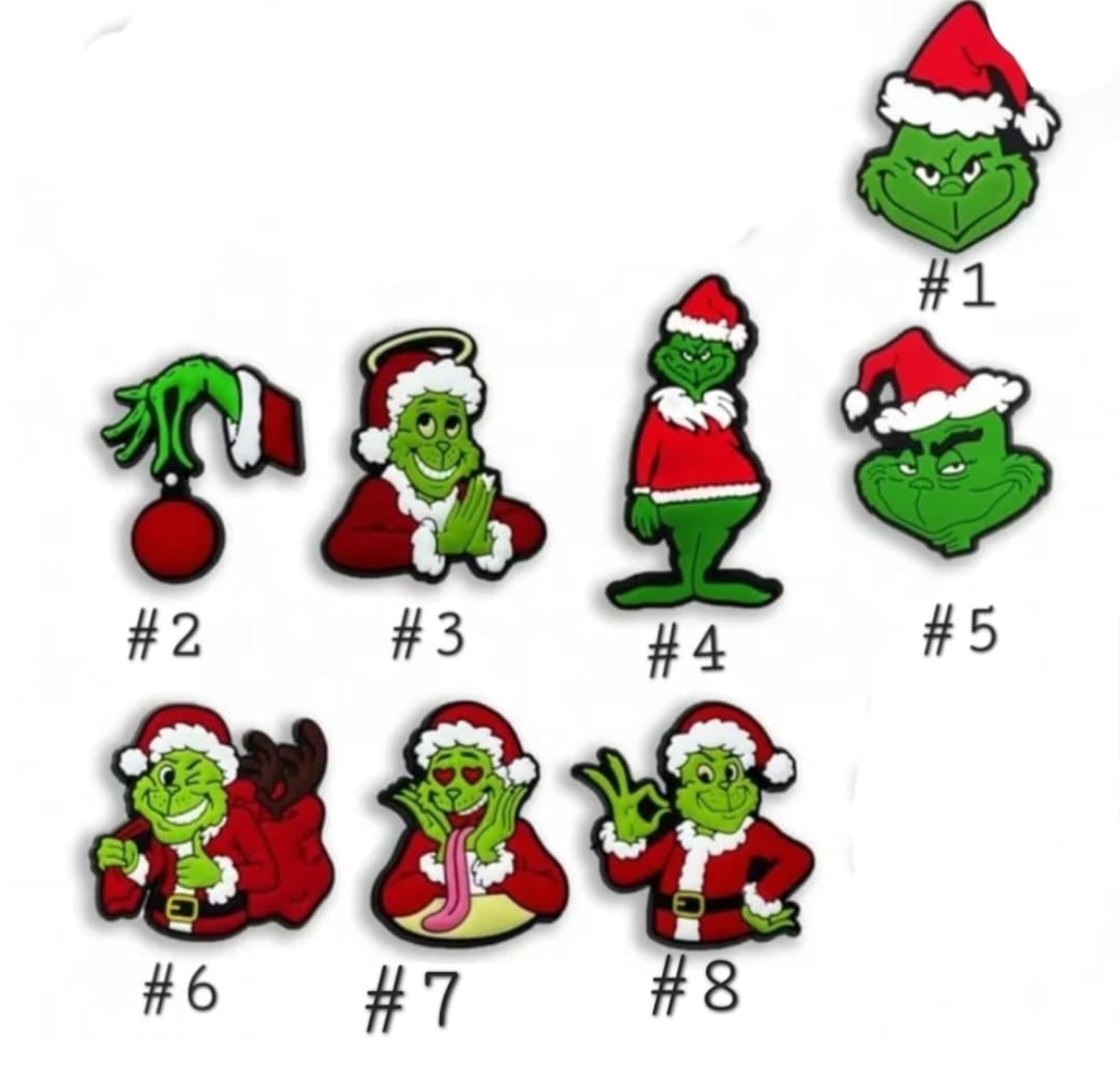 Grinch Crocs Charm (1 pc) charms jibbitz