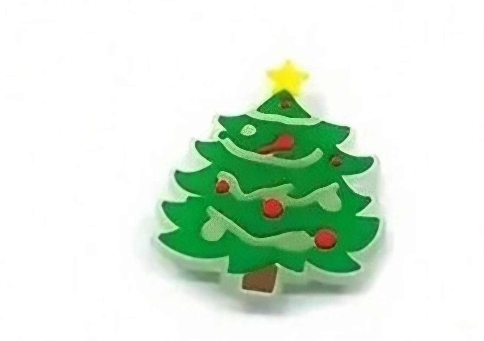 Glow in the Dark  Santa Christmas Croc Charm ( 1pc ) jibbitz charms Christmas tree