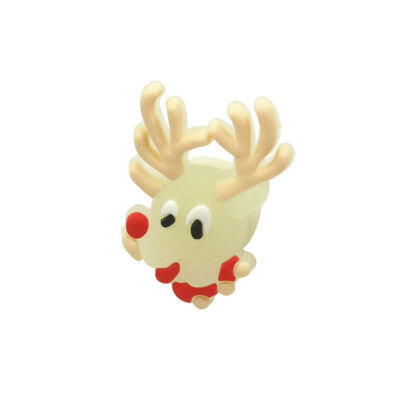 Glow in the Dark  Santa Christmas Croc Charm ( 1pc ) jibbitz charms Christmas tree