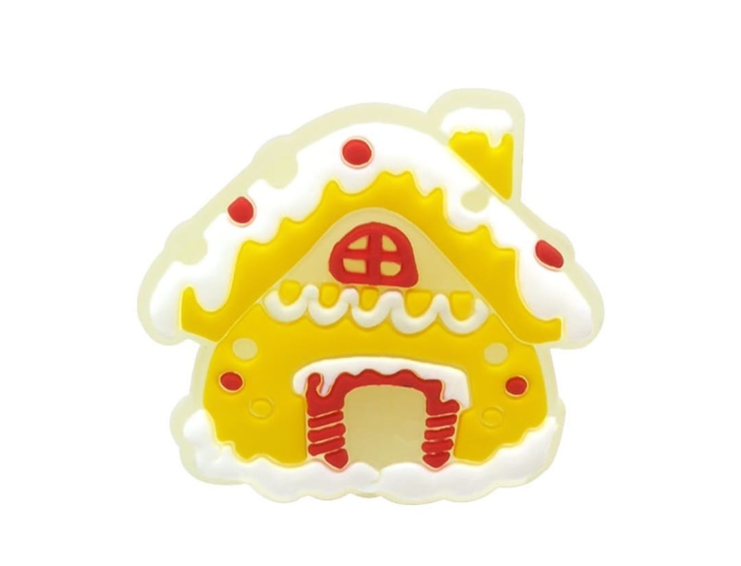 Glow in the Dark  Santa Christmas Croc Charm ( 1pc ) jibbitz charms Christmas tree