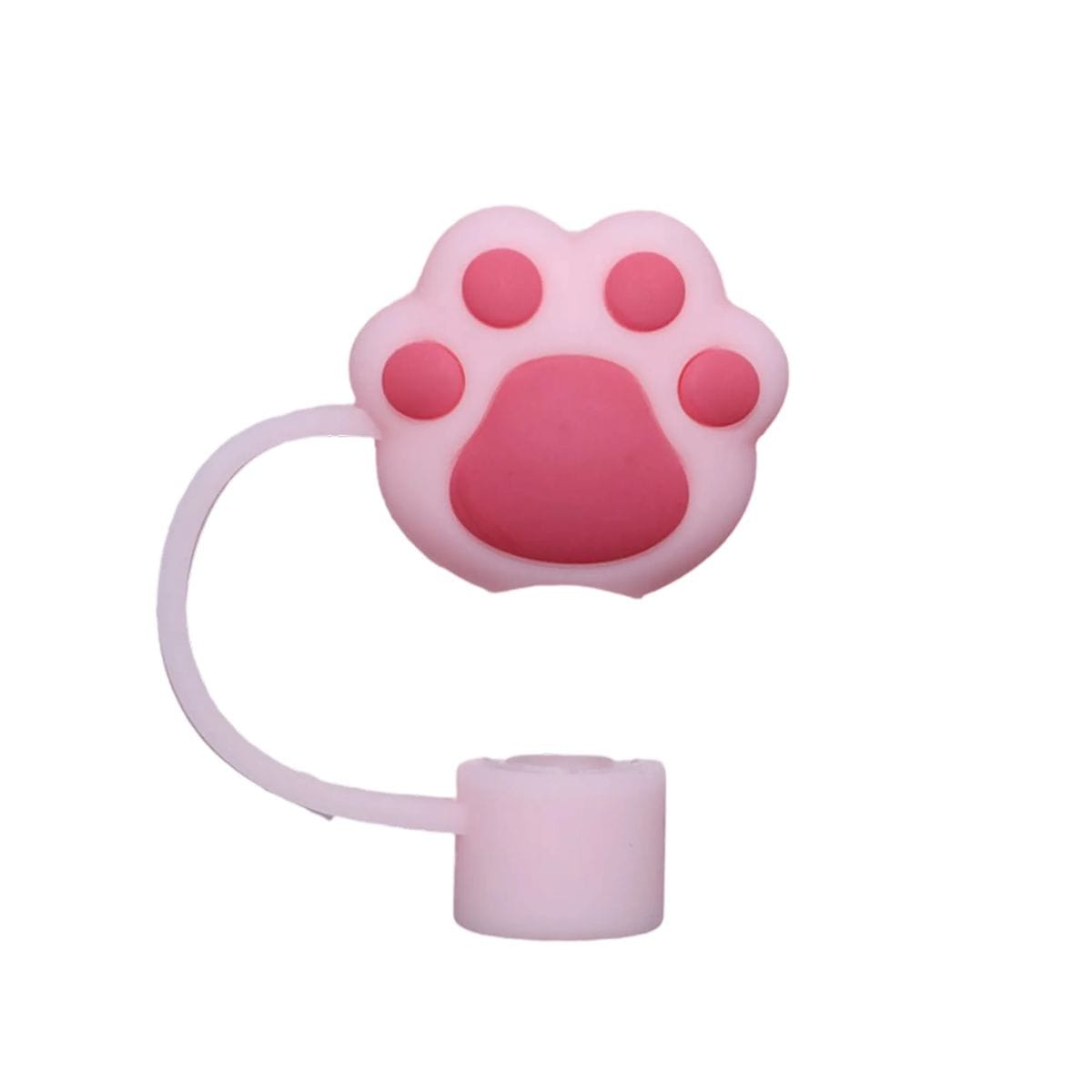 Paw Print Straw Cover Caps Toppers for Tumbler