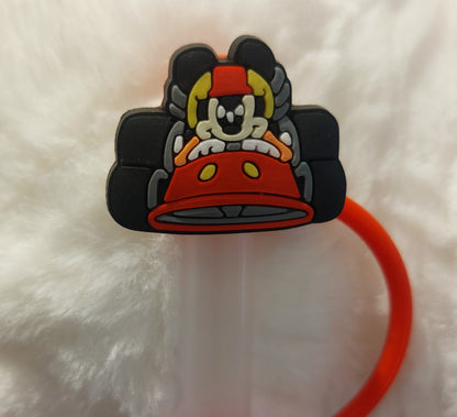 Mickey &amp; Minnie Mouse Straw Cover Caps Toppers for Tumbler