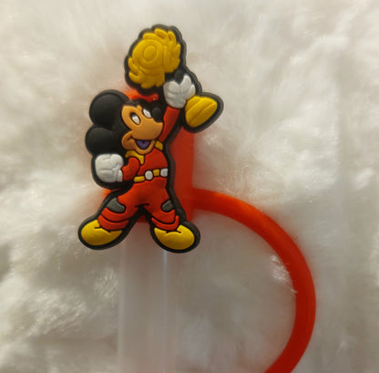 Mickey &amp; Minnie Mouse Straw Cover Caps Toppers for Tumbler