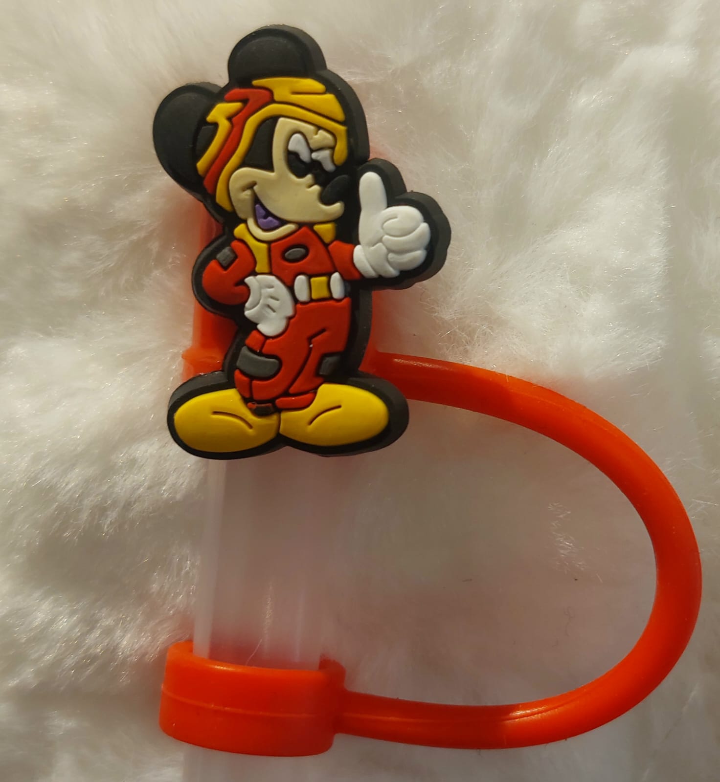 Mickey &amp; Minnie Mouse Straw Cover Caps Toppers for Tumbler