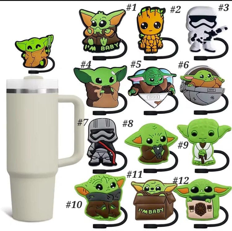Star Wars Straw Cover Caps Toppers for Tumbler