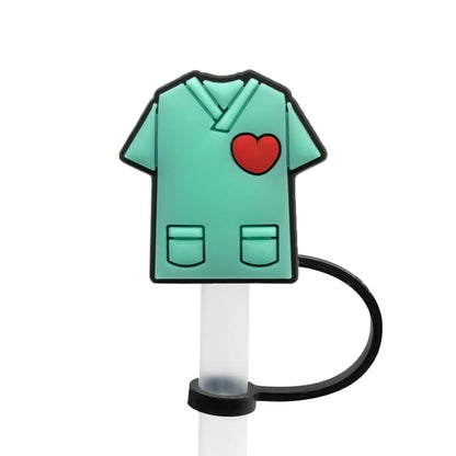 Nurse/Doctor Straw Cover Caps Toppers for Tumbler
