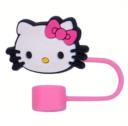 Sanrio Hello Kitty Straw Cover Caps Toppers for Tumbler