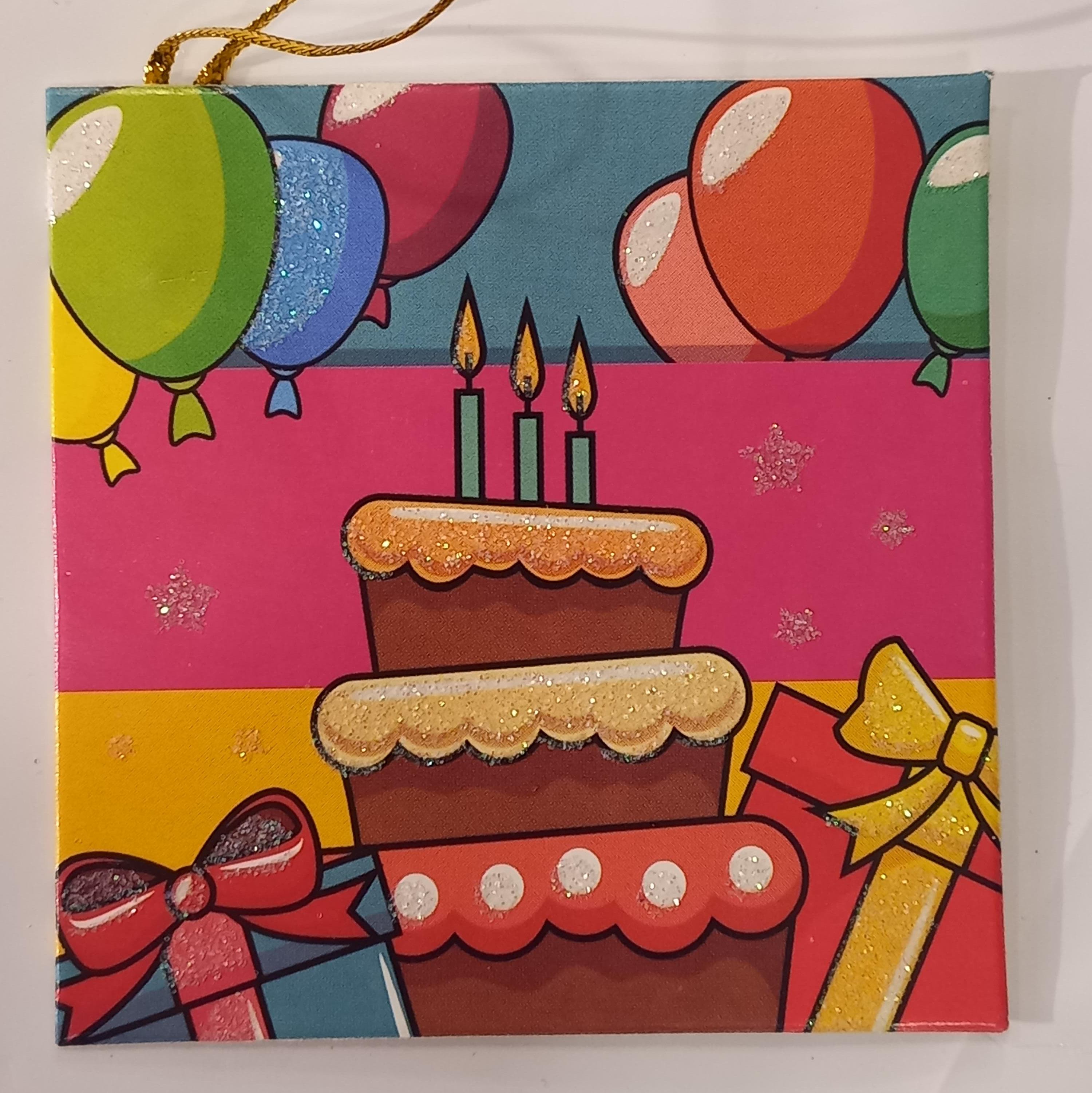 Happy Birthday Gift Bag Greeting Card