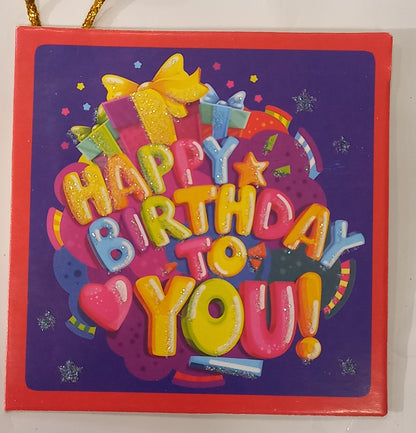 Happy Birthday Gift Bag Greeting Card