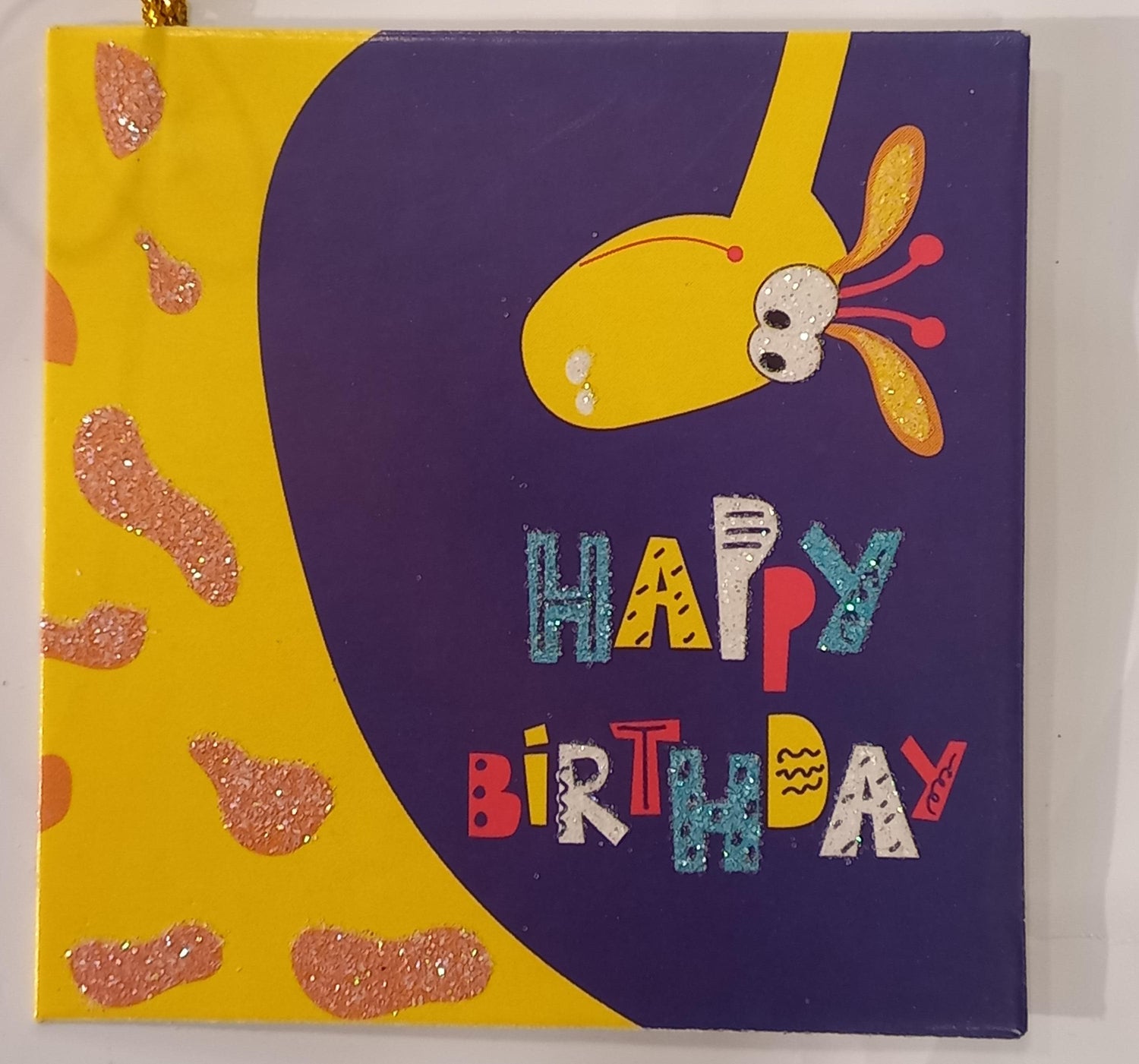 Happy Birthday Gift Bag Greeting Card