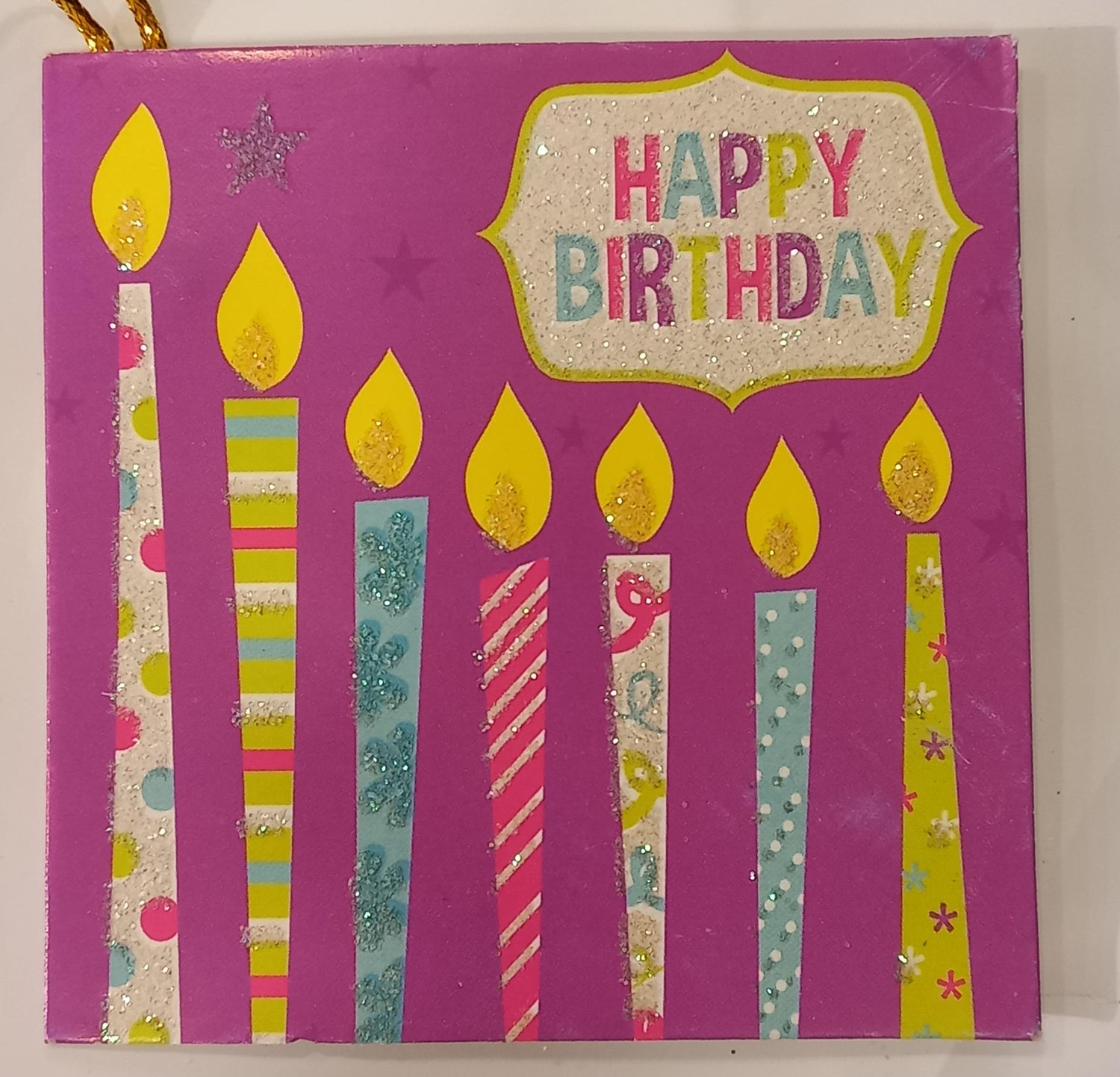 Happy Birthday Gift Bag Greeting Card