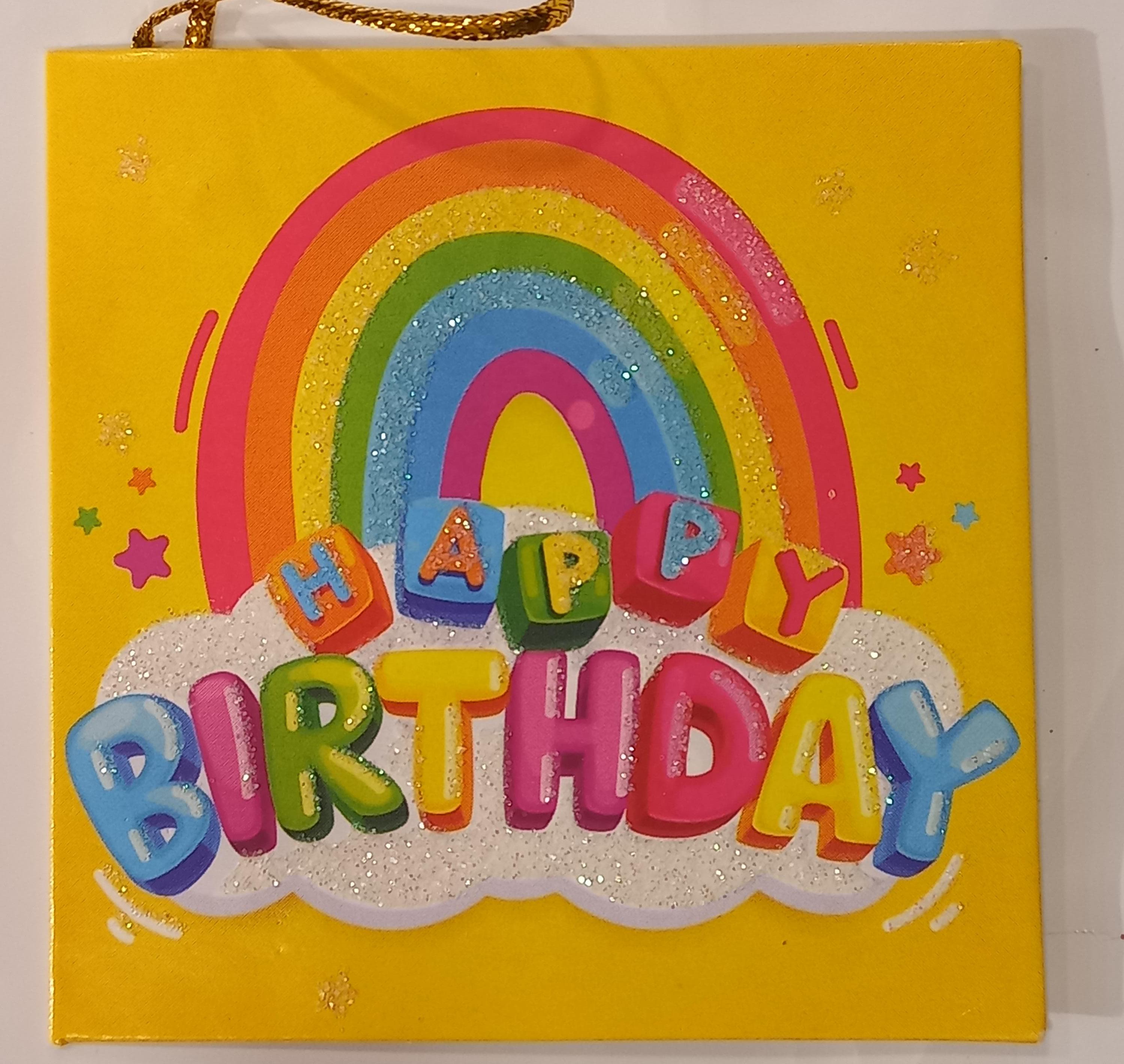 Happy Birthday Gift Bag Greeting Card