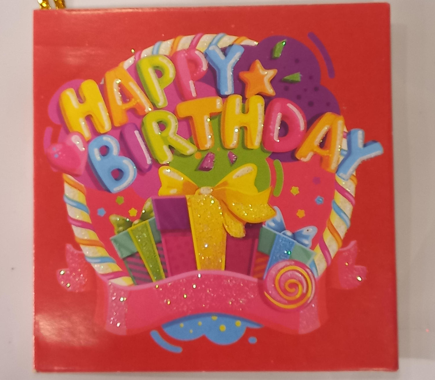Happy Birthday Gift Bag Greeting Card