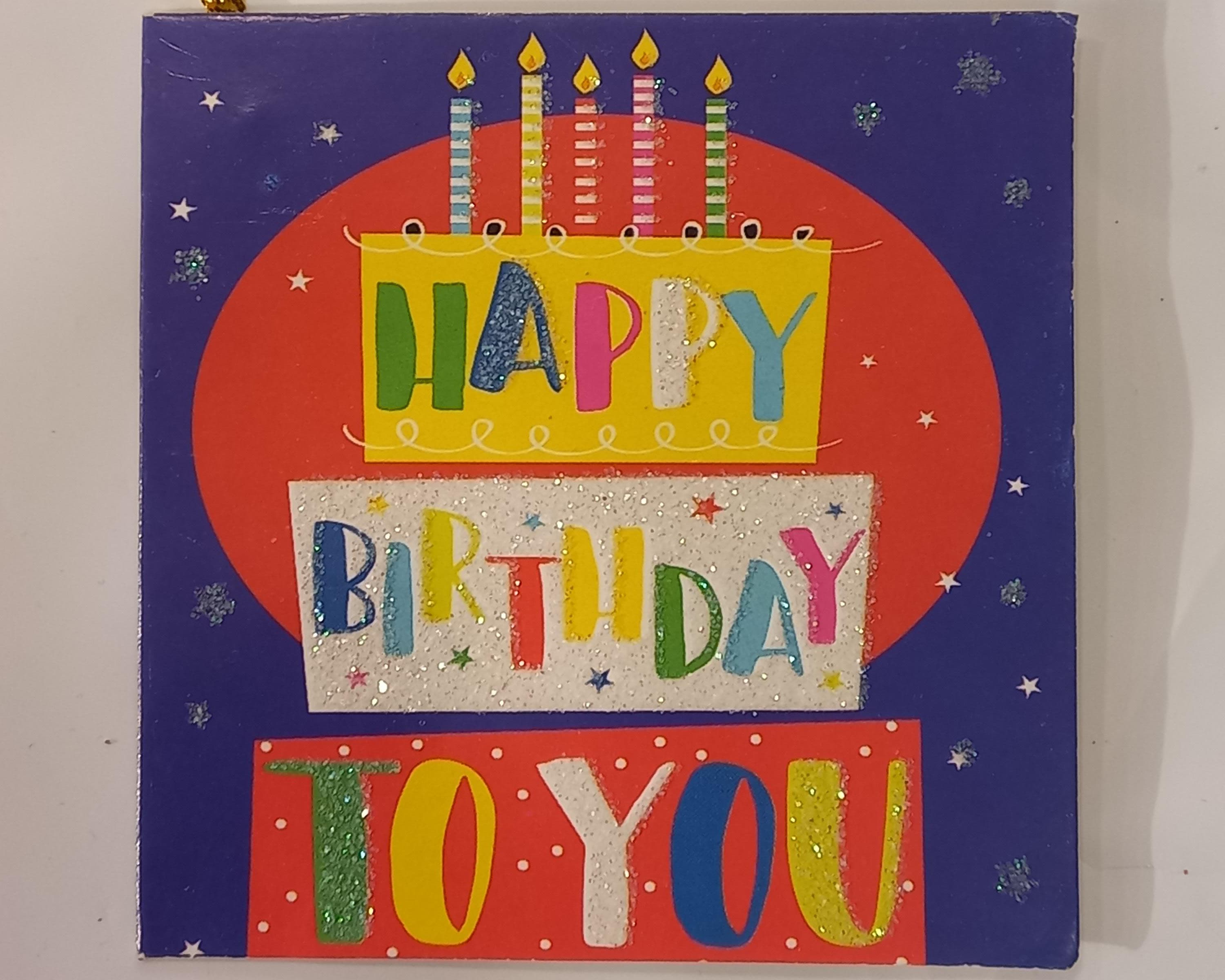 Happy Birthday Gift Bag Greeting Card