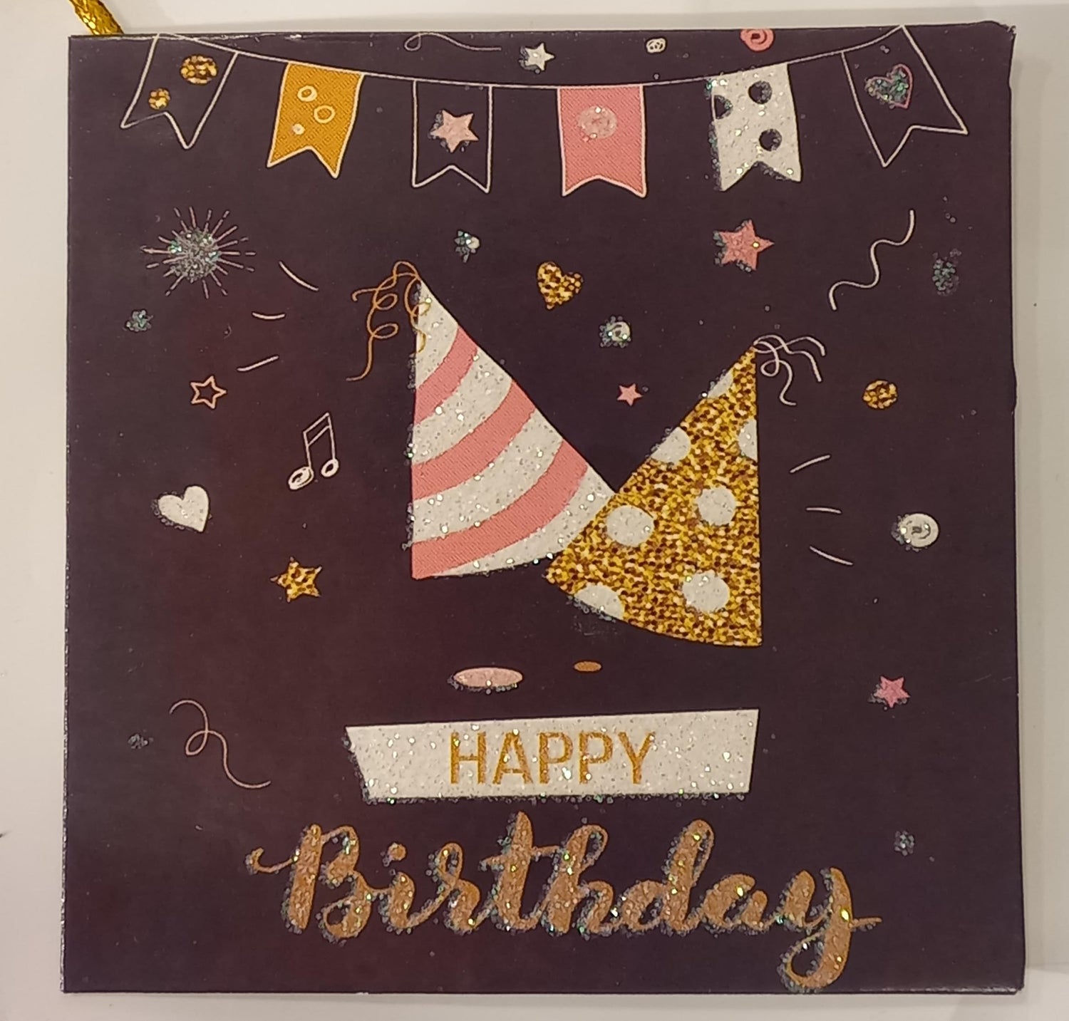 Happy Birthday Gift Bag Greeting Card