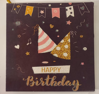 Happy Birthday Gift Bag Greeting Card
