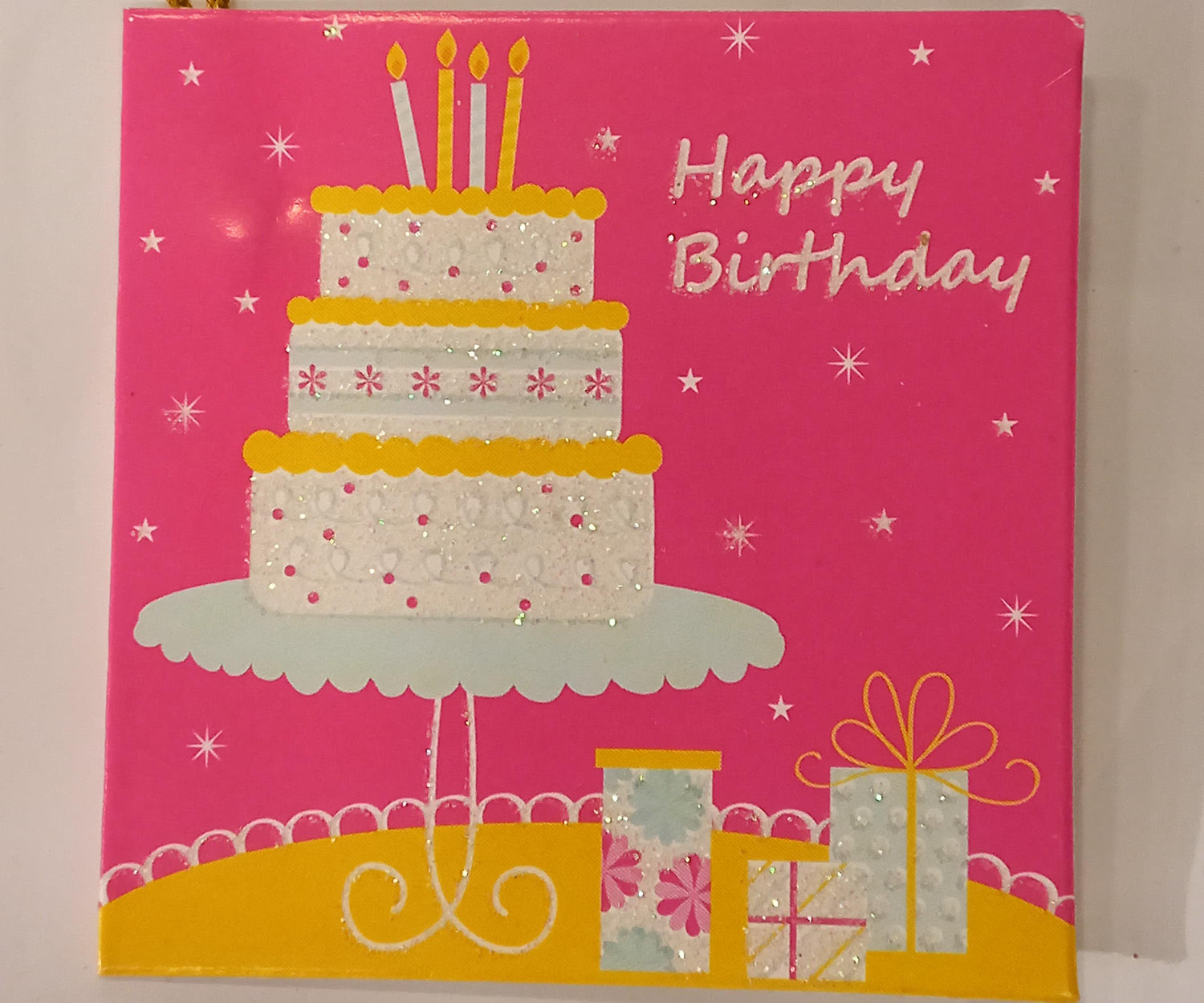 Happy Birthday Gift Bag Greeting Card