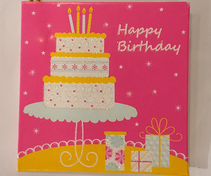 Happy Birthday Gift Bag Greeting Card