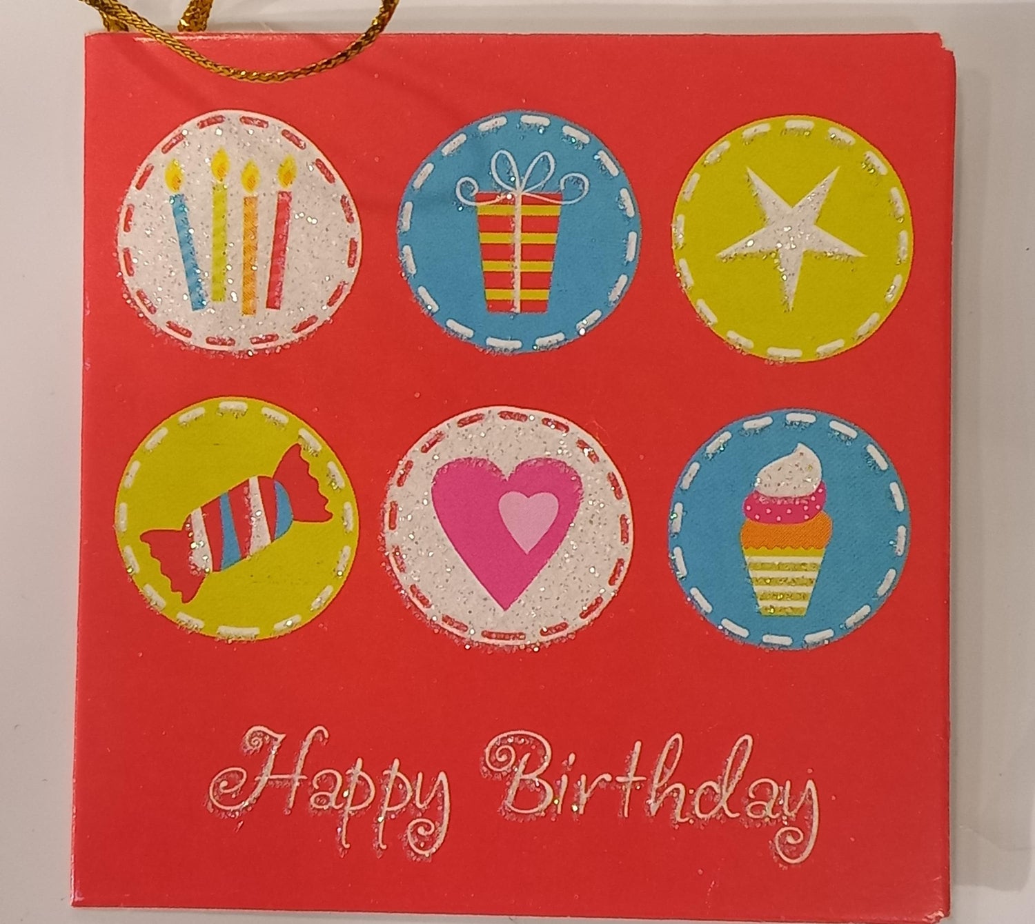 Happy Birthday Gift Bag Greeting Card