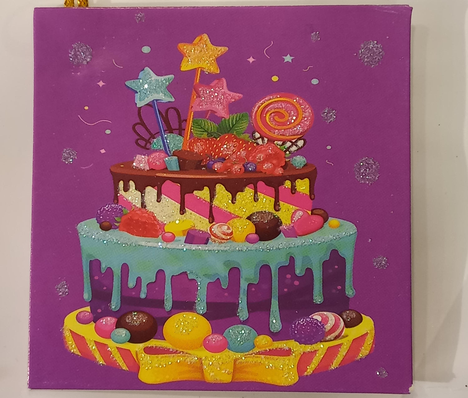 Happy Birthday Gift Bag Greeting Card