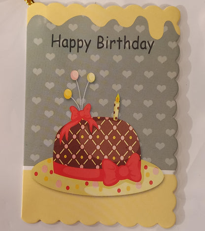 Small Happy Birthday Greeting Card