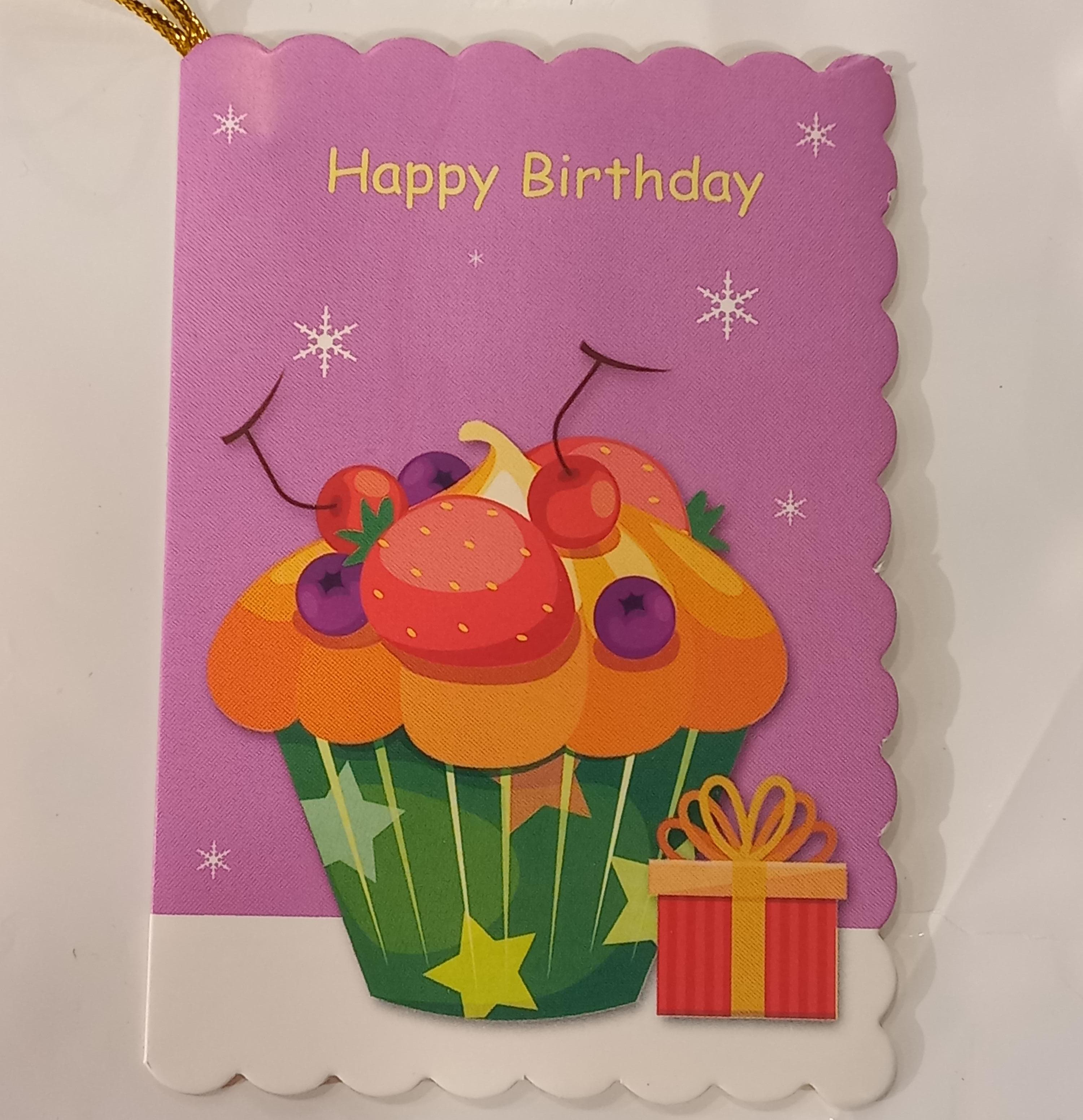 Small Happy Birthday Greeting Card
