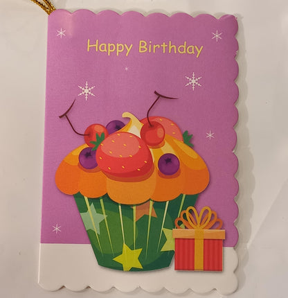 Small Happy Birthday Greeting Card