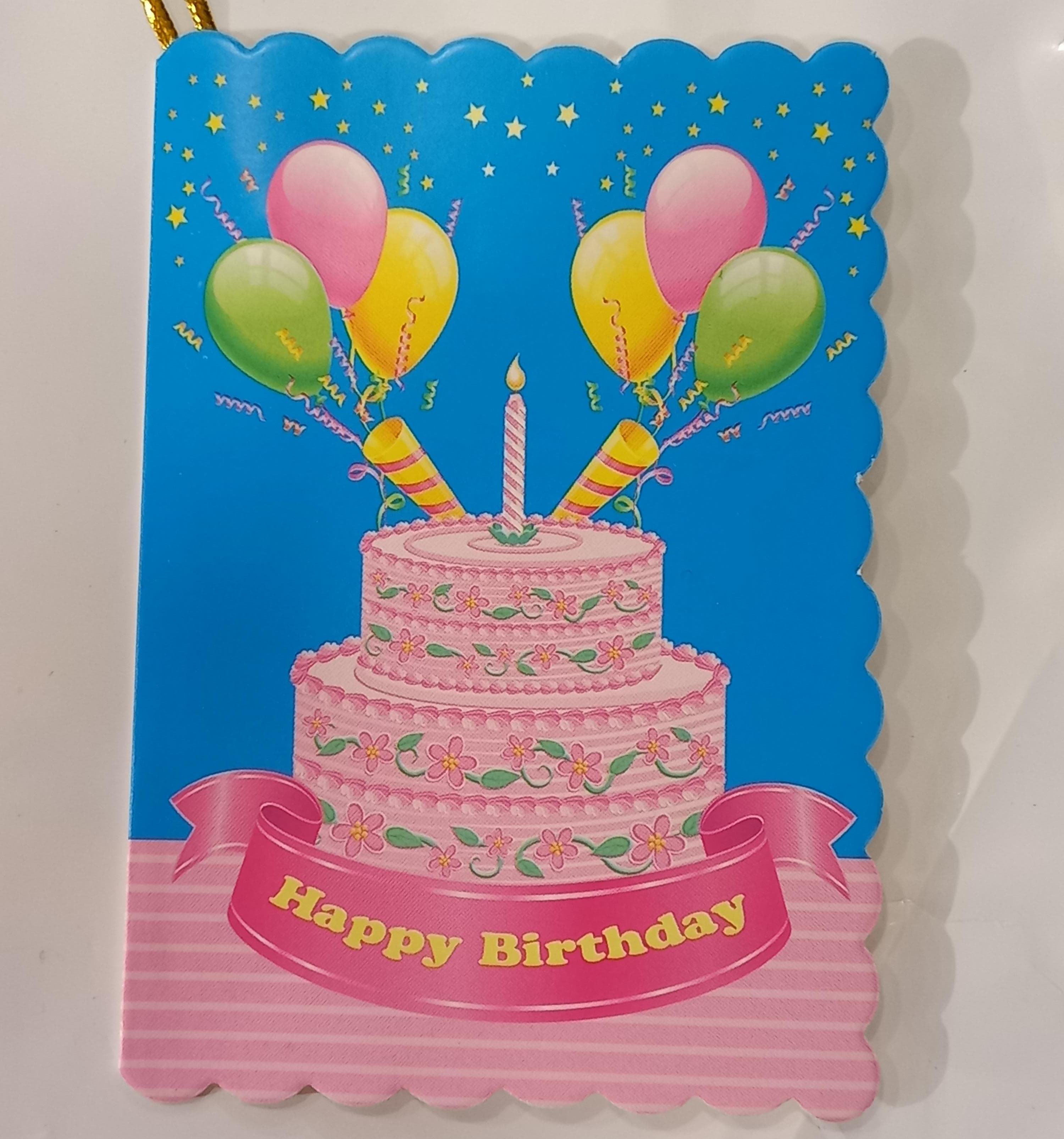 Small Happy Birthday Greeting Card