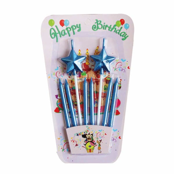 Star &amp; Regular 8PCS Candles