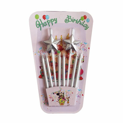 Star &amp; Regular 8PCS Candles
