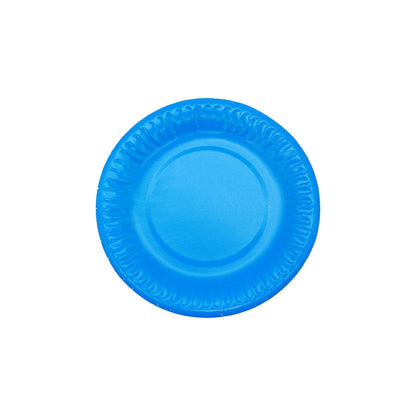9&quot; Plain Colored Craft Paper Plates (10pcs)