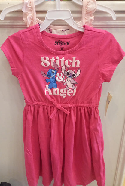 Stitch and Angel 2PCS Dress Set