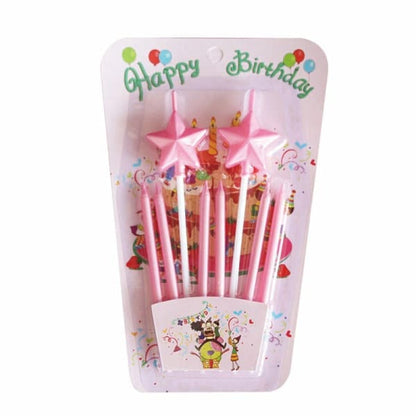 Star &amp; Regular 8PCS Candles