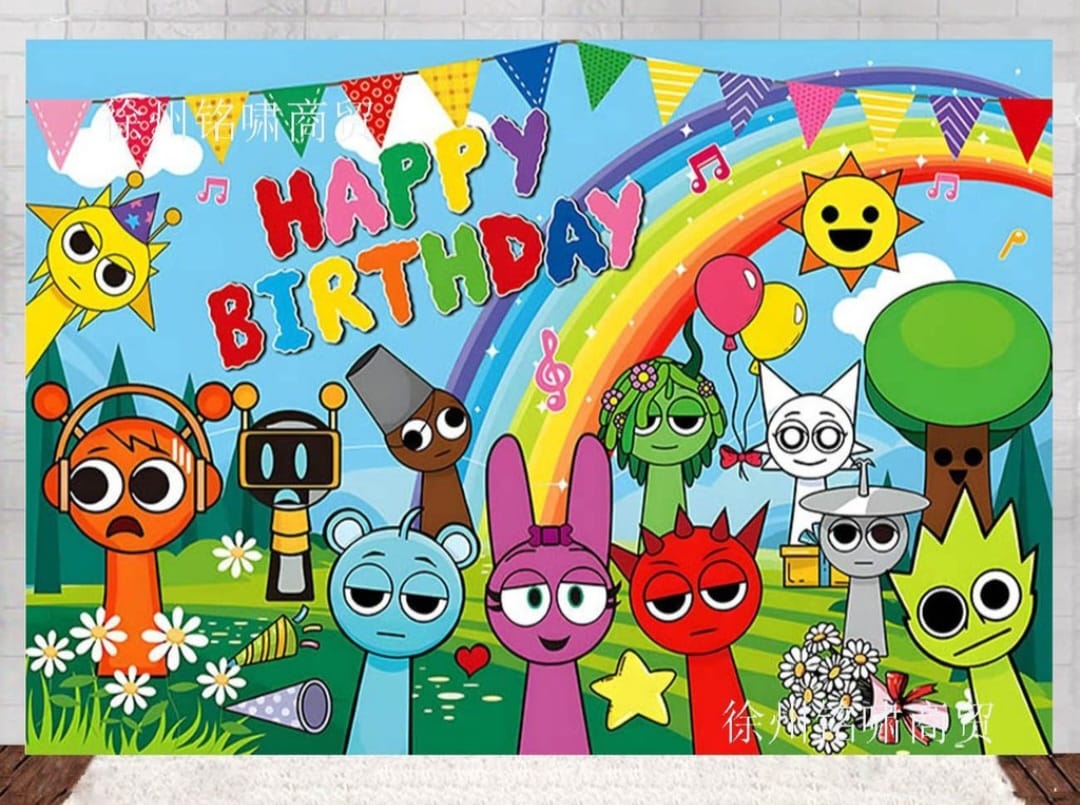Sprunki Ultimate Party Decorations Package