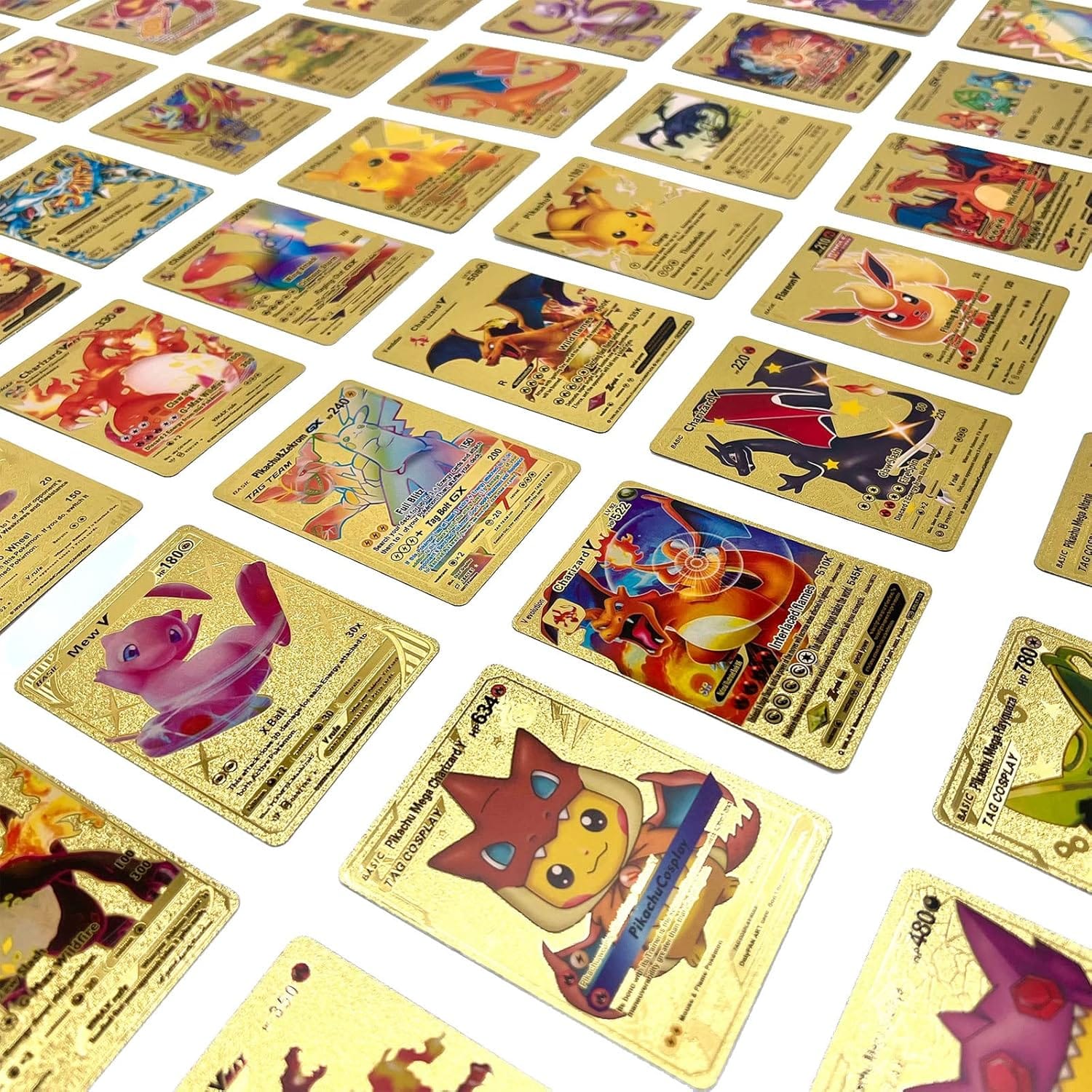 P0kemon Gold Collectable Cards-Party Decorations-Preppy Kids Trinidad-Preppy Kids Shop