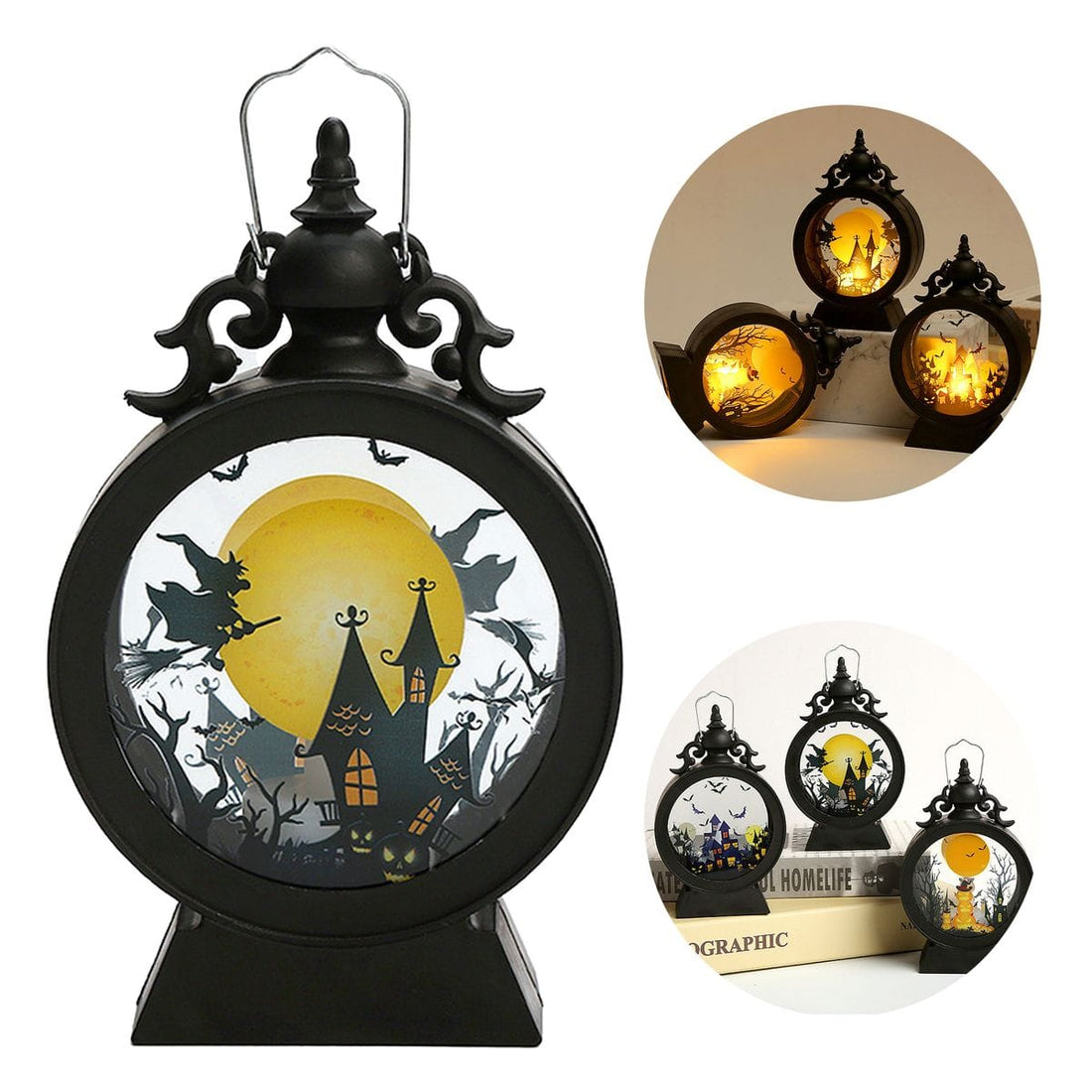 Halloween Circular Vintage Lamps