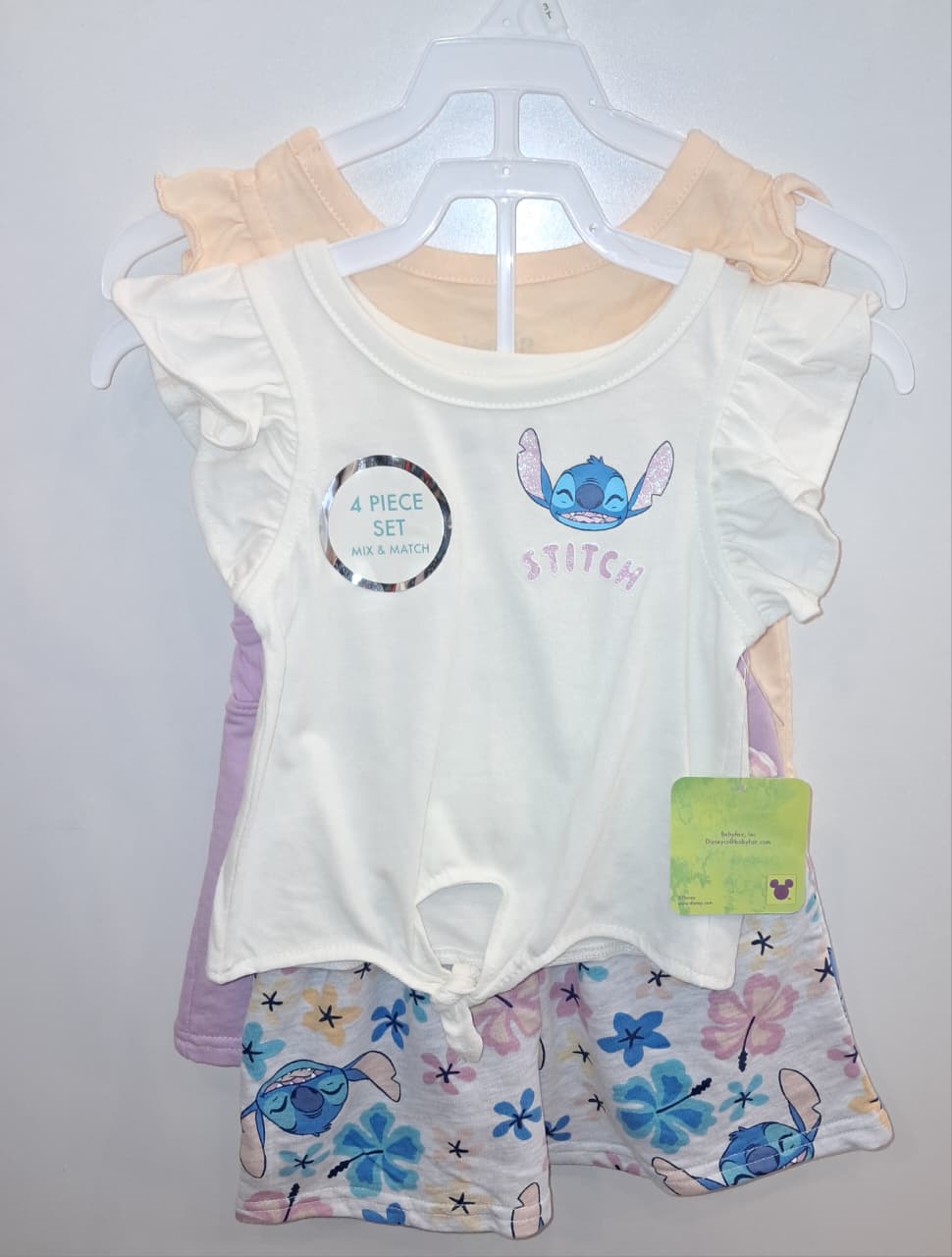 Adorable Stitch 4PC Outfit Set
