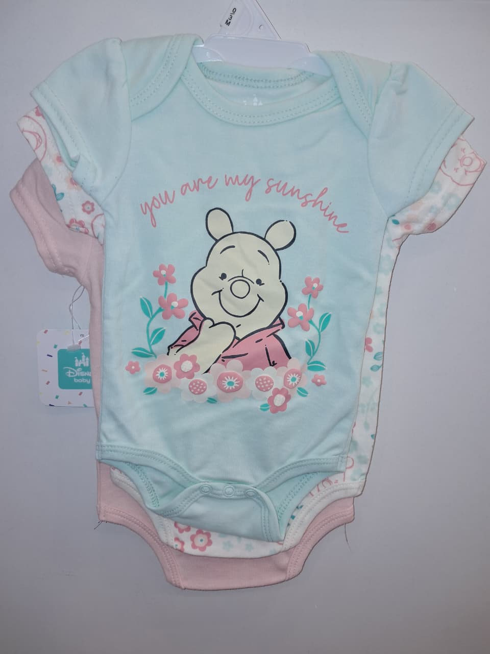 Winnie the Pooh 3PC Onesie Set