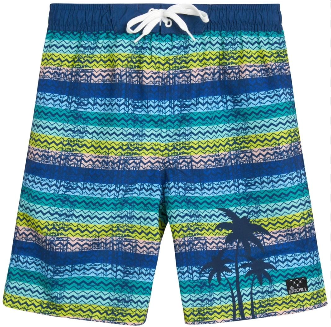 BigChill Boys Tropical Palm Trees Swimming Trunks