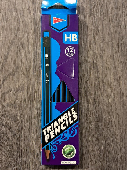 HB Triangle Pencils (12PCS)