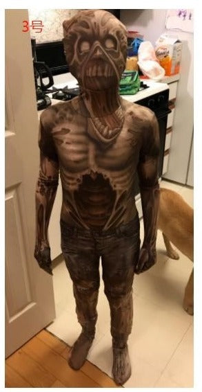 Halloween Broken Jaw Zombie Cosplay Costume